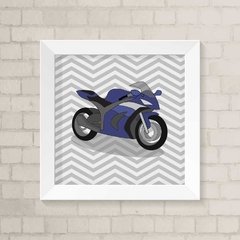 Quadro Infantil Moto Esportiva