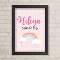 Quadro com Nome Arco-Íris - comprar online