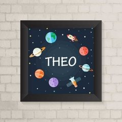 Quadro com Nome Espaço - comprar online