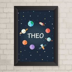 Quadro com Nome Espaço - comprar online