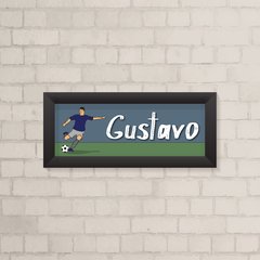 Quadro com Nome Futebol - comprar online