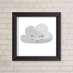 Quadro Infantil Nuvem Aquarela - comprar online