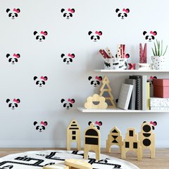 Adesivos Panda com Laço