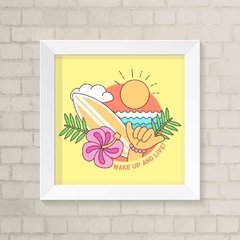 Quadro Infantil Surf Menina