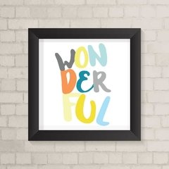 Quadro Infantil Wonderful - comprar online