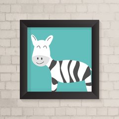 Quadro Infantil Zebra - comprar online