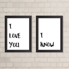 Kit de Quadros I Love You - comprar online