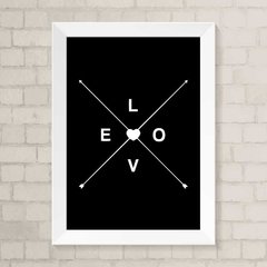 Quadro Casa Love