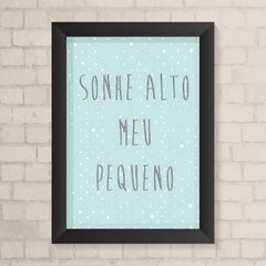 Quadro Infantil Sonhe Alto Pequeno - comprar online