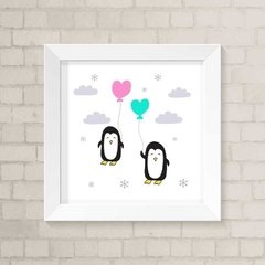 Quadro Infantil Pinguins