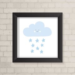 Quadro Infantil Nuvem e Estrelas - comprar online