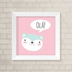 Quadro Infantil Olá