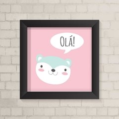 Quadro Infantil Olá - comprar online