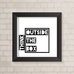 Quadro Casa Think Outside the Box - comprar online