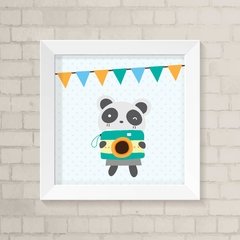 Quadro Infantil Click Panda