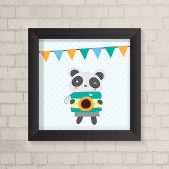 Quadro Infantil Click Panda - comprar online