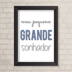 Quadro Infantil Sonhador Menino - comprar online