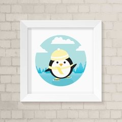 Quadro Infantil Pinguim