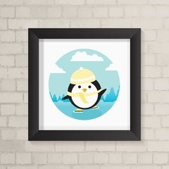 Quadro Infantil Pinguim - comprar online