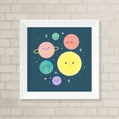 Quadro Infantil Planetas