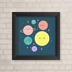 Quadro Infantil Planetas - comprar online