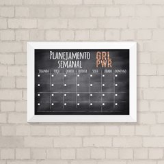 Quadro Planner Girl Power