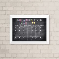 Quadro Planner Lhama