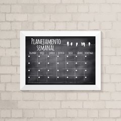 Quadro Planner Passarinhos