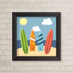 Quadro Infantil Pranchas de Surf - comprar online