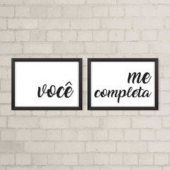 Kit de Quadros Você me Completa - comprar online