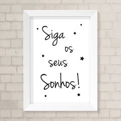 Quadro Infantil Siga seus Sonhos