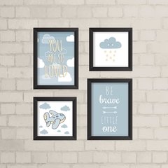 Kit de Quadros Be Brave - comprar online