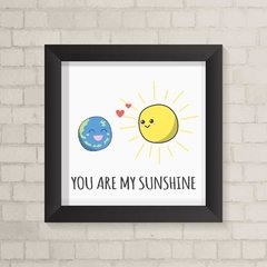 Quadro Infantil Sunshine Sol e Mundo - comprar online