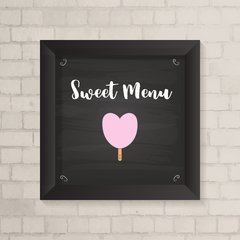 Quadro Casa Sweet Menu - comprar online