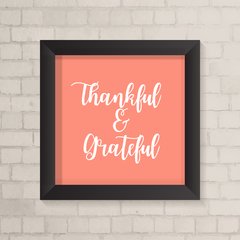 Quadro Casa Thankful - comprar online