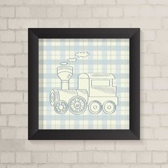 Quadro Infantil Trem - comprar online