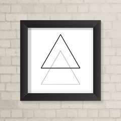 Quadro Casa Triângulos - comprar online