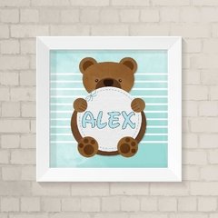 Quadro com Nome Urso