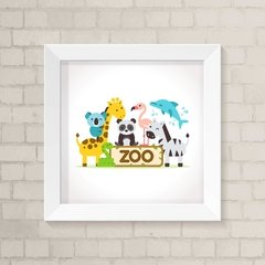 Quadro Infantil Zoo