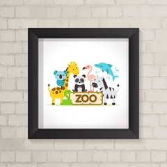 Quadro Infantil Zoo - comprar online