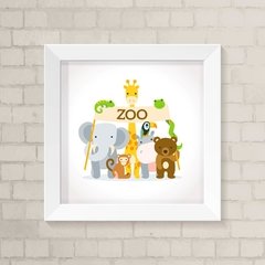 Quadro Infantil Zoológico