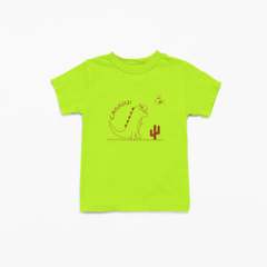 Camiseta Infantil - T-Rex - Camisetas Rápido Shop