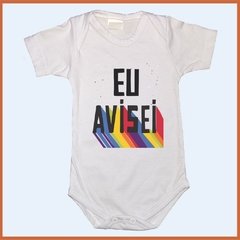 Body para bebê - Eu avisei - Ele não - comprar online