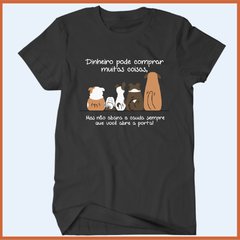 Camiseta Cachorro - Dinheiro - abana cauda - comprar online