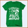 Camiseta Cuidado o cão é dócil sou eu que mordo - Camisetas Rápido Shop