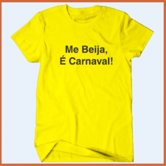 Camiseta - Me beija, é carnaval! - comprar online