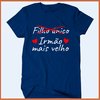 Camiseta Filho único - promovido a irmão mais velho na internet