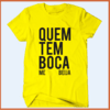 Camiseta - Quem tem boca me beija! na internet