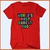 Camiseta Pai mais antigo do mundo - Worlds most dadest dad
