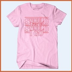 Camiseta Stranger Things - Should I Stay Or Should I Go - comprar online